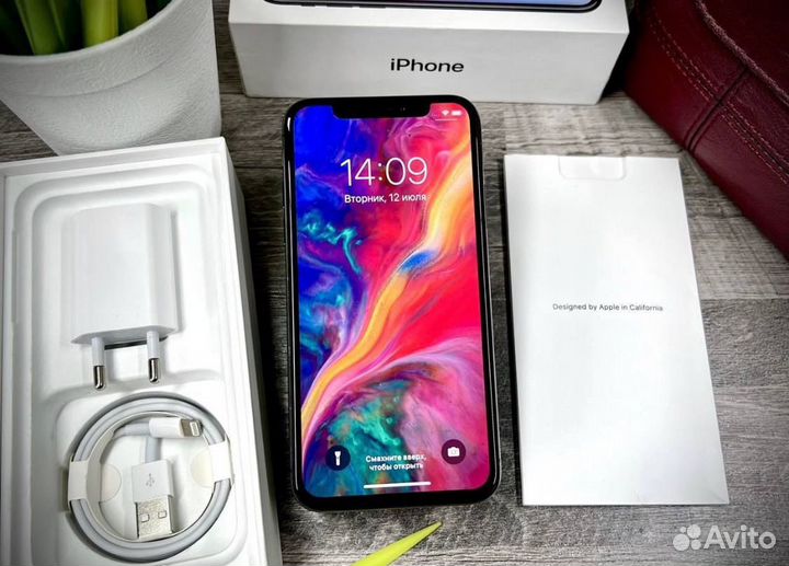 iPhone X 64gb Space Grey Идеальный Гарантия