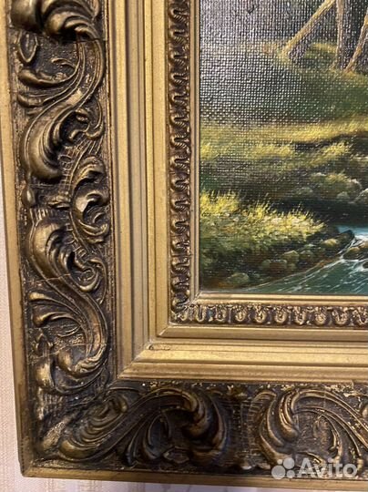 Картина пейзаж, холст масло