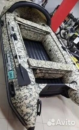 Лодка пвх Gladiator E380 PRO camo