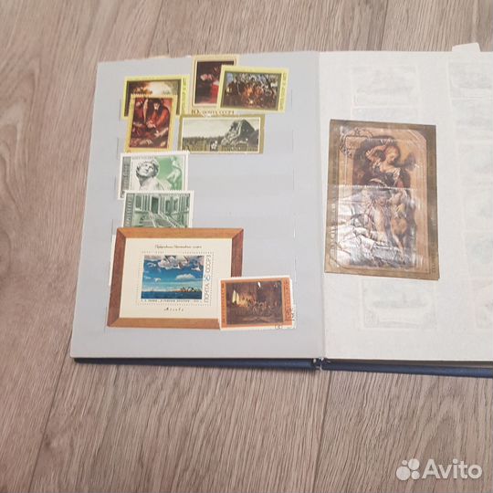 Почтовые марки коллекция в альбоме