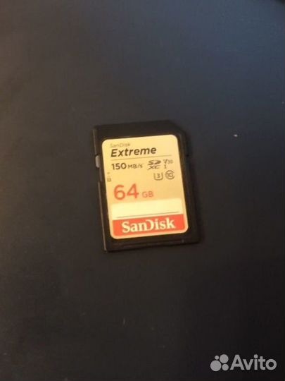 Карта памяти sandisk extreme 64gb 150mbs