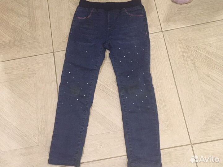 Джинсы утепленные 116