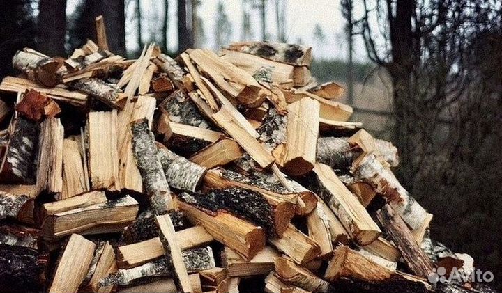 Дрова березовые колотые