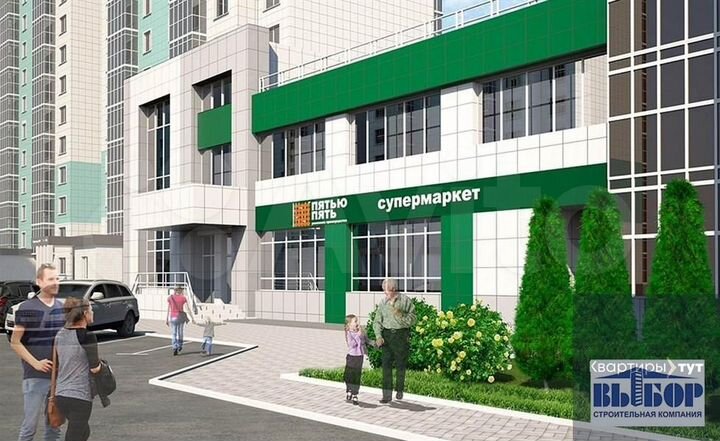2-к. квартира, 56,5 м², 11/17 эт.