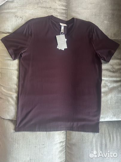 Футболка мужская бордовая h&m M