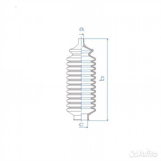 Пыльник рулевой рейки
