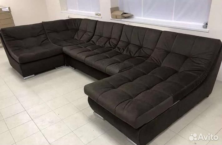 Угловой модульный диван 