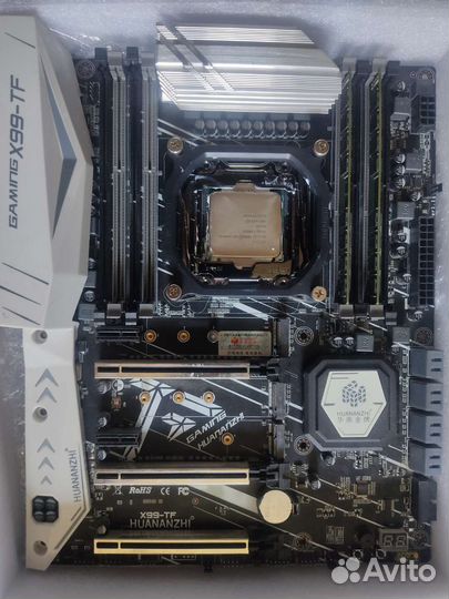 Huananzhi x99 tf + E 2678v3 + 16gb озу