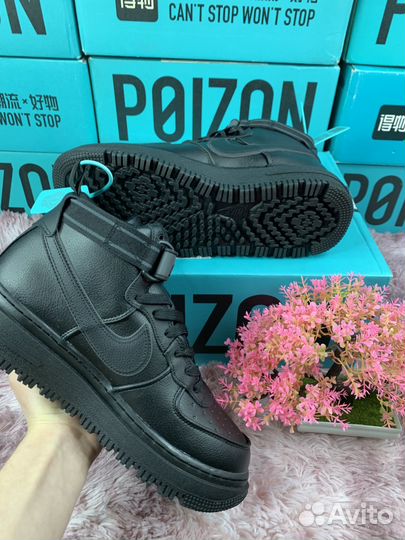 Nike Air Force 1 Gore Tex Black Оригинал (Poizon)