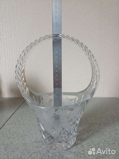 Хрустальная конфетница СССР