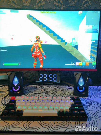 Колонки для пк с подсветкой(Новые)