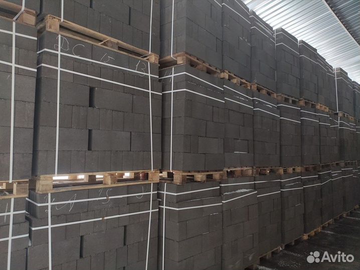 Полнотелый полублок керамзитный М50