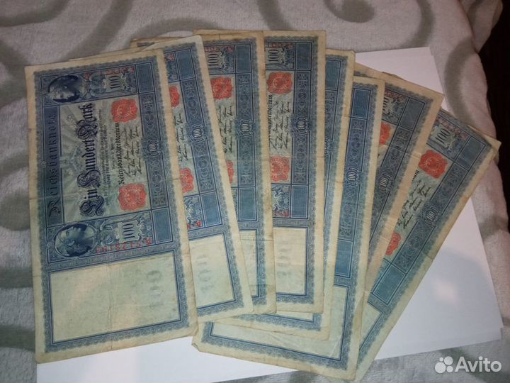 100 марок Германии 1910 год