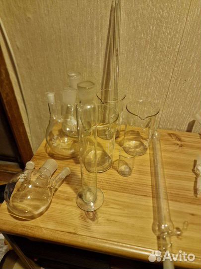 3, 2 и 1 горлые круглодонные колбы