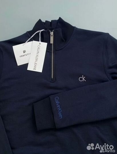 Свитер полузамок calvin klein