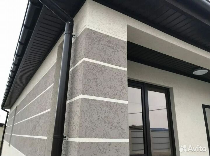 Фасадная штукатурка с исчезым эффектом