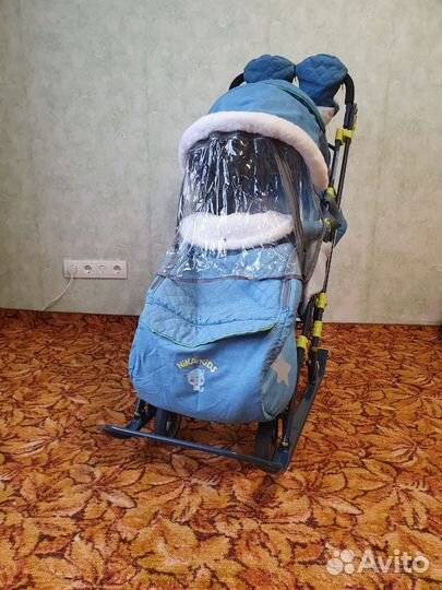 Санки коляска ника 7 3