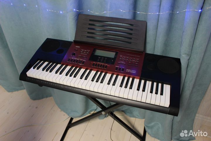 Синтезатор Casio CTK-6250 + стойка + педаль