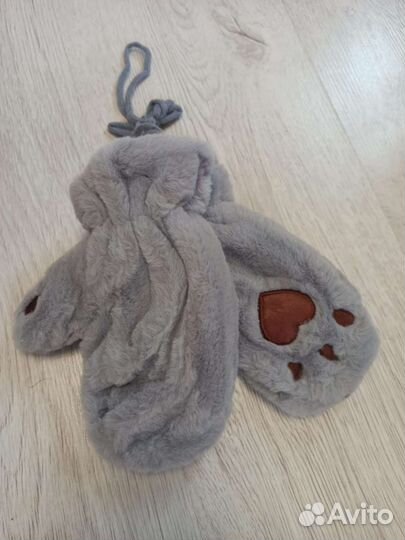 Варежки зимние детские