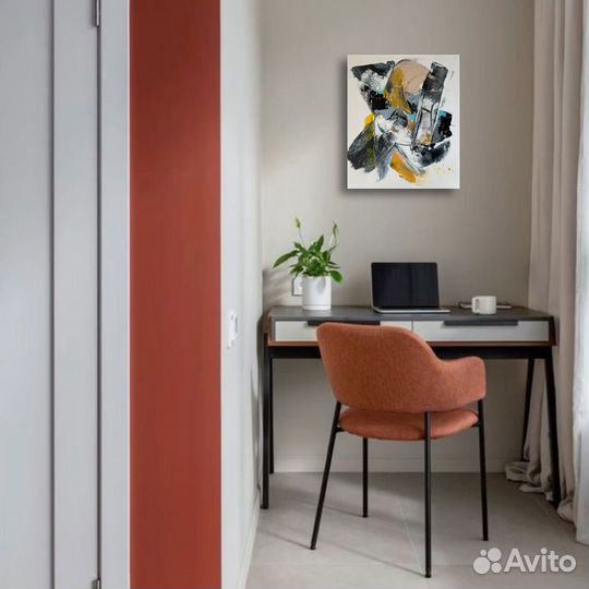 Картина абстракция для интерьера в наличии 50х60см