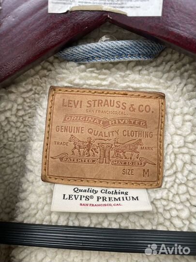 Куртка Levis джинсовая с мехом