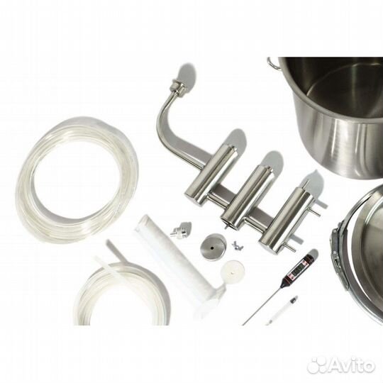 Головная часть для дистилляции с 2 сухопарниками