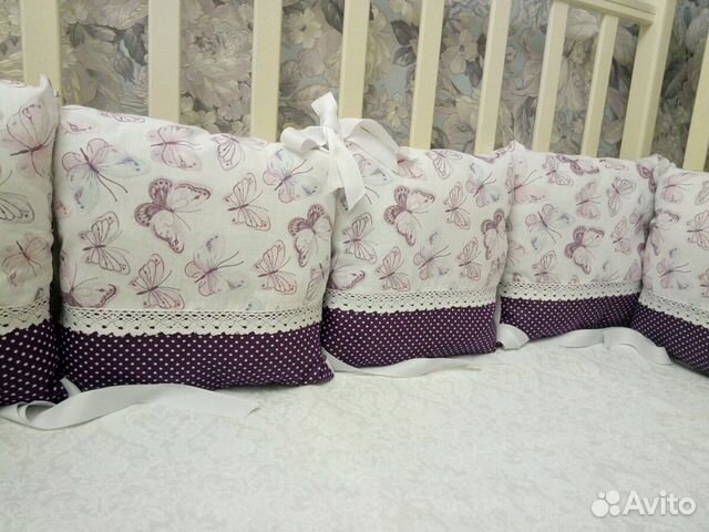 Новые бортики- подушки в кроватку