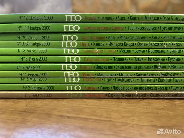 Журналы Geo (1998-2001)