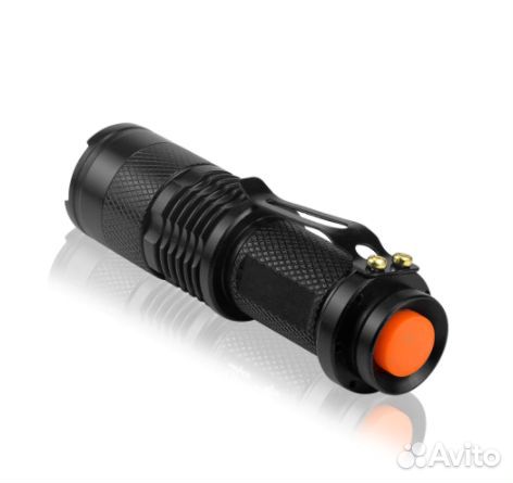 Светодиодный алюминиевый ударопрочный фонарик