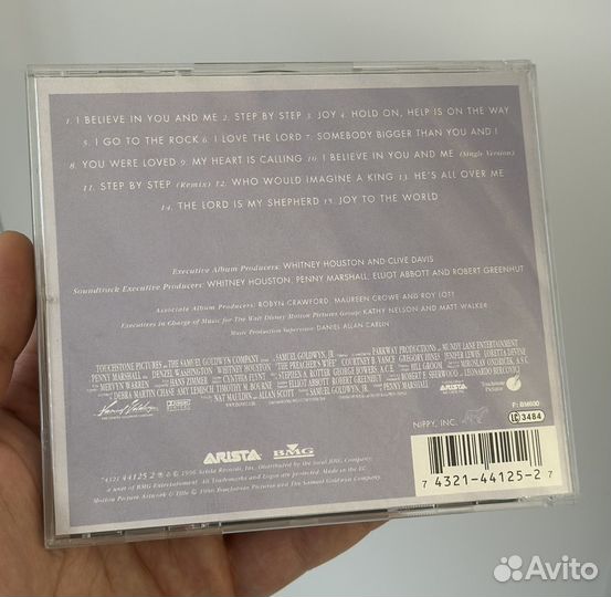 Cd диск Whitney Houston, лицензия