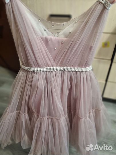 Нарядное платье для девочки 122 128