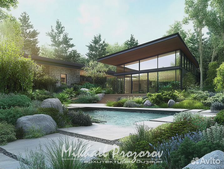 Ландшафтный дизайн. Визуализация и чертежи