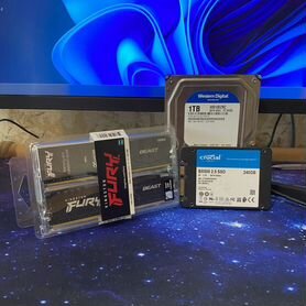 Комплектующие для пк I5-10400F/DDR4/HDD/SSD