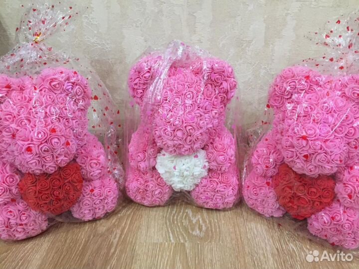 Мишки из роз