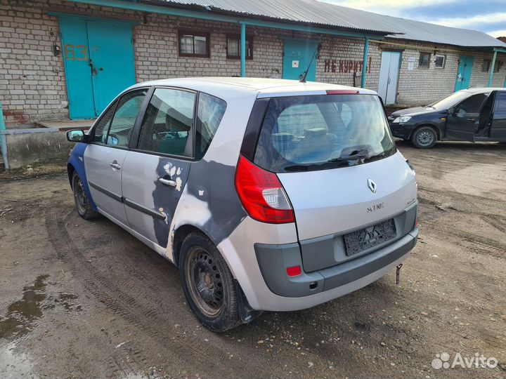 Renault Scenic 1.9 МТ, 2006, битый, 265 876 км