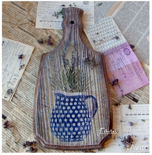 Досточка и салфетница на кухню