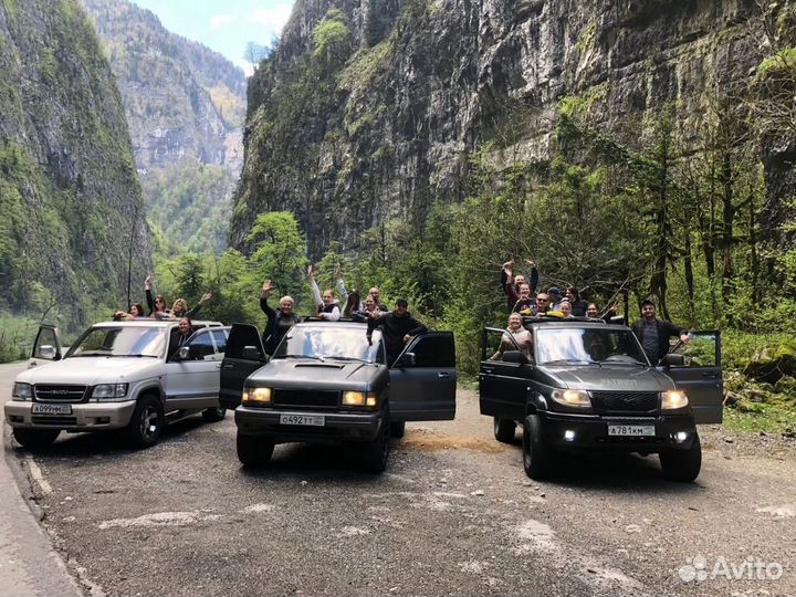 Джип-Тур в Абхазию Гегский водопад, Рица
