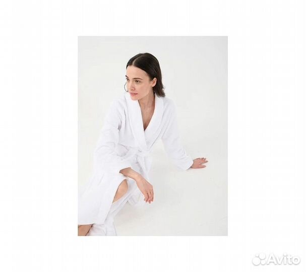 Халат махровый GoodNight Bamboo 48-50 (L) белый