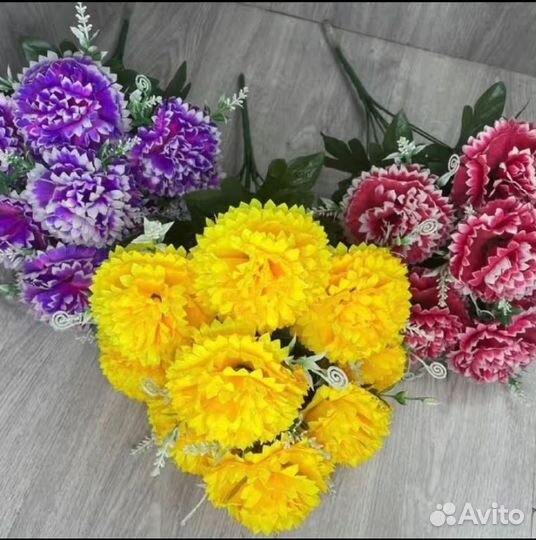 Искусственные цветы для декора