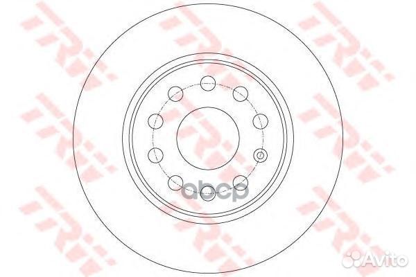 Диск тормозной зад DF7911 TRW