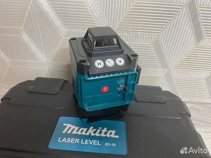 Лазерный уровень makita 4D нивелир 16 линий