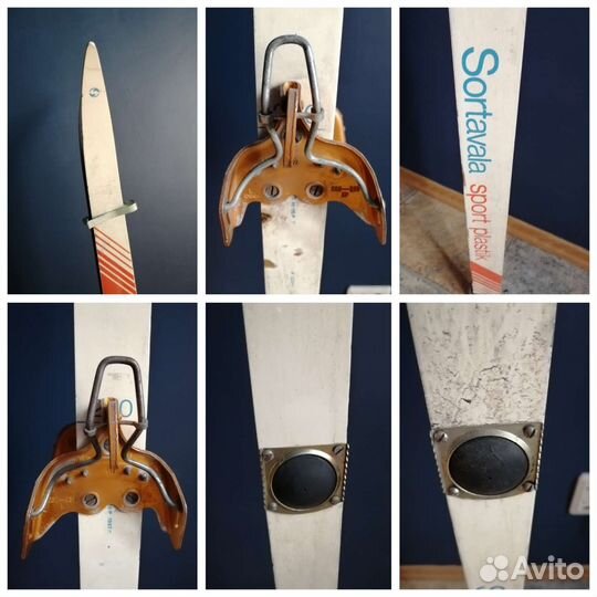 Лыжи советские. Лыжные палки. СССР