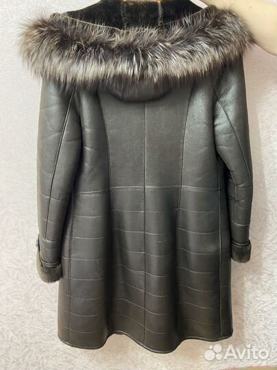 Женская кожаная дубленка