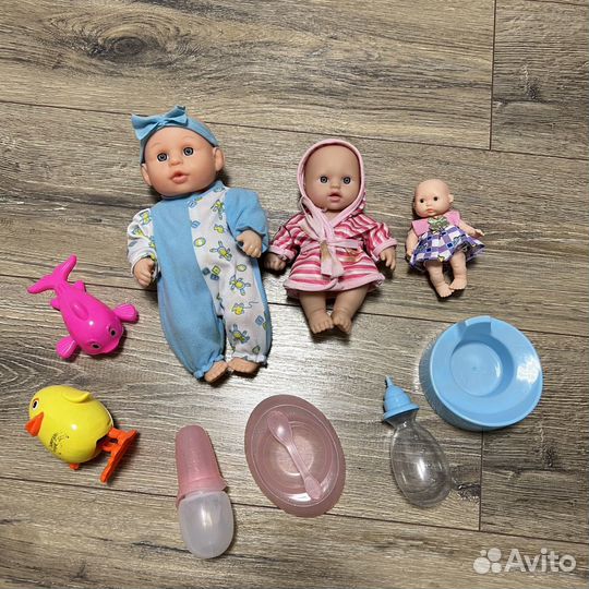 Куклы пупсы пакетом