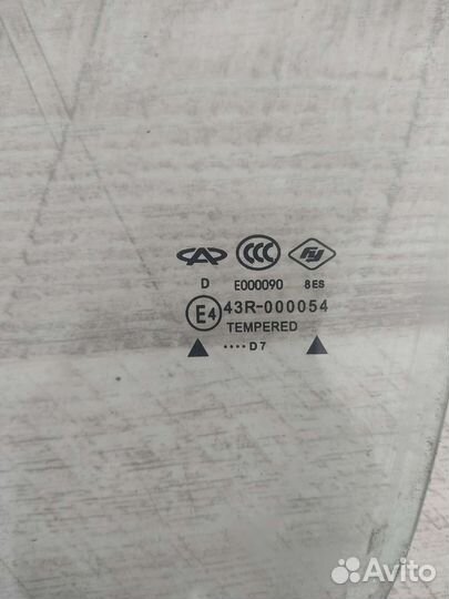 Стекло двери переднее левое Tiggo T11