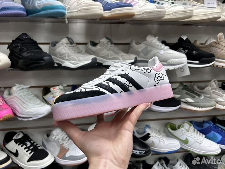 Кроссовки Adidas samba Hello kitty