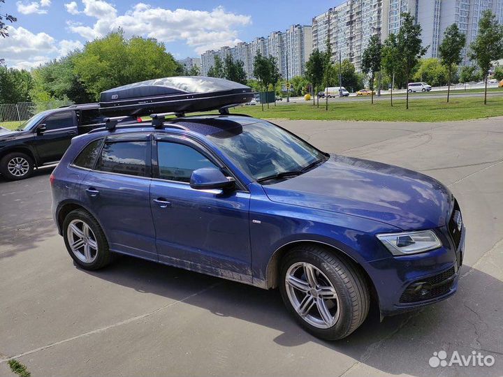 Автобокс ED 420 черный карбон на Audi Q3
