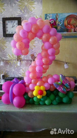 Оформление воздушными шарами