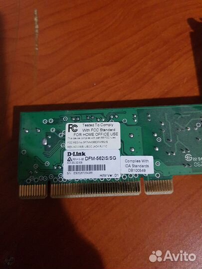 Модем D-Link DFM-562IS/SG PCI