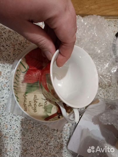 Набор чашек 220 мл 6 шт чай кофе